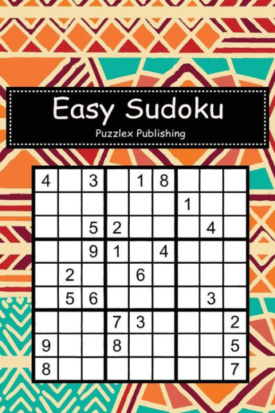 Easy Sudoku: Sudoku Puzzle Game For Beginers With Tribal ethnic colorful bohemian cover