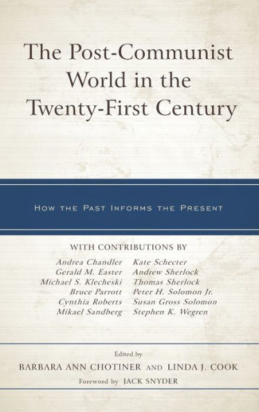 the Post-Communist World Twenty-First Century: How Past Informs Present