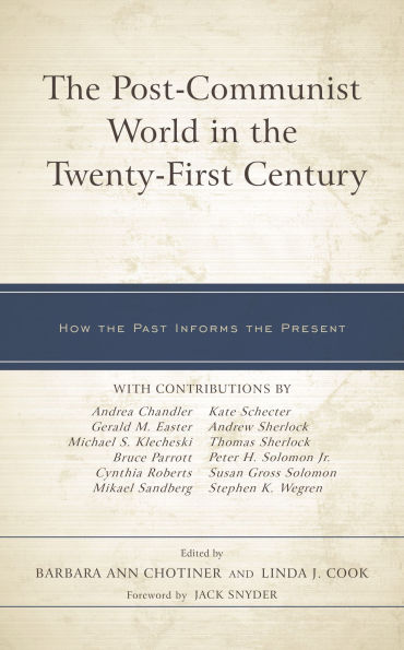 the Post-Communist World Twenty-First Century: How Past Informs Present