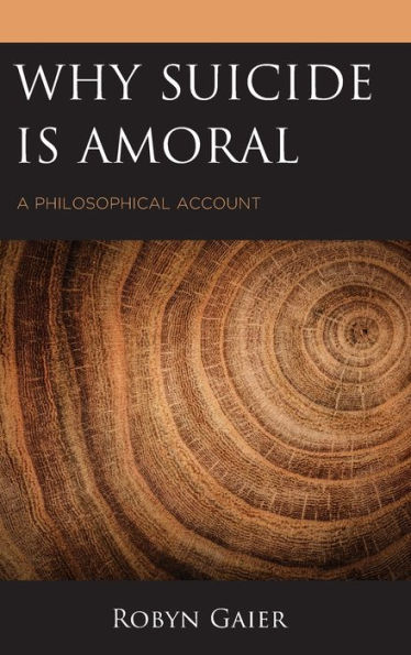 Why Suicide Is Amoral: A Philosophical Account