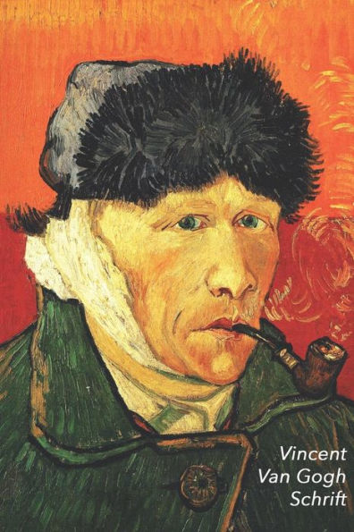 Vincent van Gogh Schrift: Zelfportret met Verbonden Oor en Pijp Artistiek Dagboek voor Aantekeningen Stijlvol Notitieboek Ideaal Voor School, Studie, Recepten of Wachtwoorden