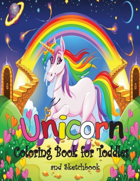 Unicorn Coloring Book for Toddles: Unicorn Coloring Book for Kids age 4-8, Sketchbook for kids (Unicorns Coloring and Sketchbook)