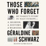 Those Who Forget: My Family's Story in Nazi Europe-A Memoir, A History, A Warning