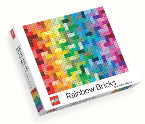 LEGO Rainbow Bricks 1000 Piece Jigsaw Puzzle by LEGO | Barnes & Noble®