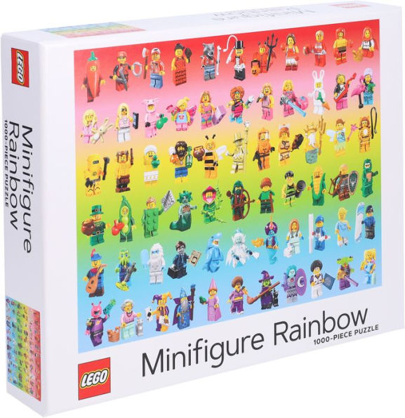 LEGO Minifigure Rainbow 1000-Piece Puzzle
