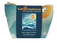 Title: Catffirmations Portable Puzzle: 500-Piece Jigsaw & Canvas Pouch
