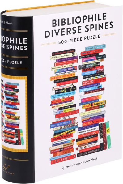 Bibliophile Diverse Spines 500-Piece Puzzle