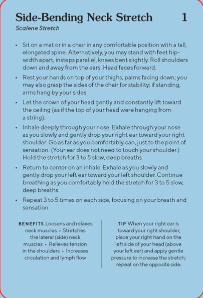 The Stretch and Breathe Deck: 60 Simple Exercises to Increase Flexibility and Release Tension