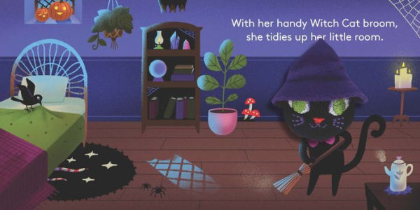 Little Witch Cat: Finger Puppet Book