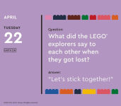 Alternative view 7 of 2025 LEGO Fun Every Day Daily Calendar