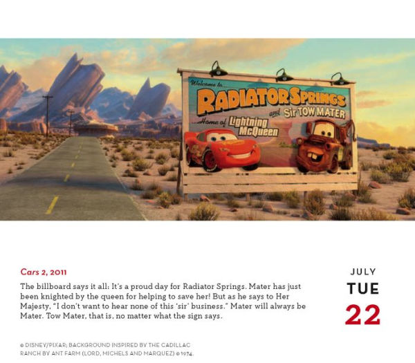 2025 Disney A Year of Animation Daily Calendar