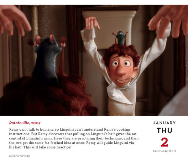 2025 Disney A Year of Animation Daily Calendar