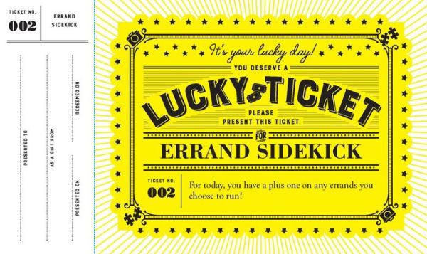 Lucky Tickets for Grandparents: 12 Gift Coupons