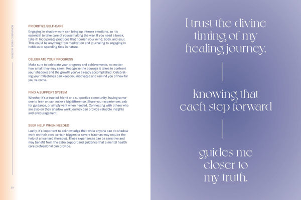 The Shadow Work Companion: A Journal for Healing, Clarity, and Peace