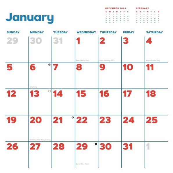 2025 Catffirmations Wall Calendar