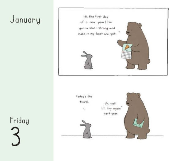 2025 Little World of Liz Climo Daily Calendar