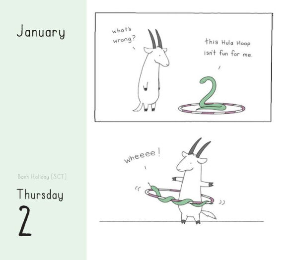 2025 Little World of Liz Climo Daily Calendar