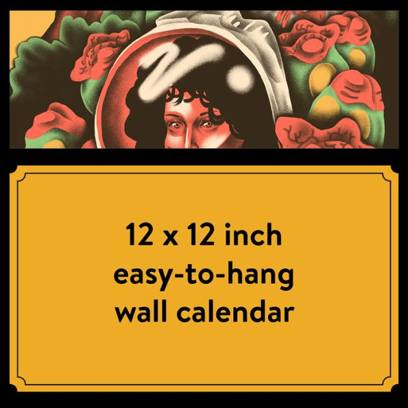 2025 Classic Horror Movies Wall Calendar