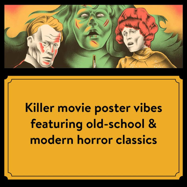 2025 Classic Horror Movies Wall Calendar