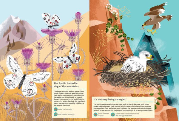 Animals of the Mountains: My Nature Sticker Activity Book