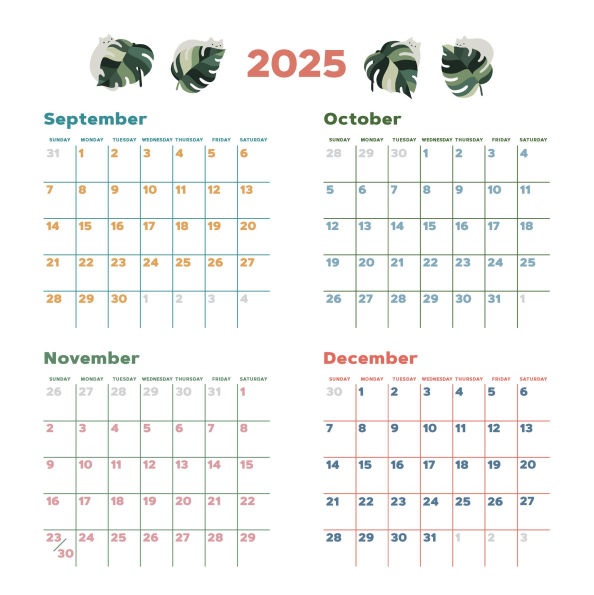 2026 Catffirmations Wall Calendar