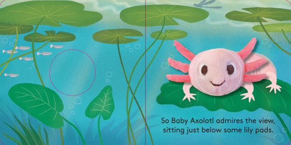 Baby Axolotl: Finger Puppet Book