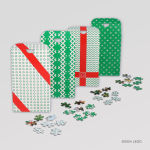 Alternative view 7 of LEGO Christmas Tree Puzzle: Four Connecting 100-Piece Puzzles