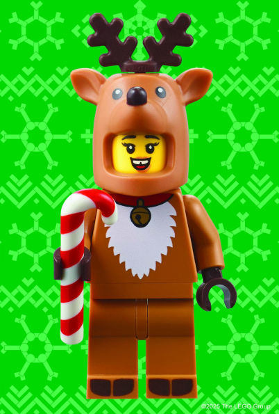 LEGO Mystery Minifigure Mini Puzzle (Christmas Edition): 126-Piece Puzzle