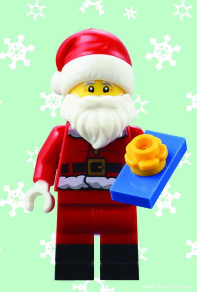 LEGO Mystery Minifigure Mini Puzzle (Christmas Edition): 126-Piece Puzzle