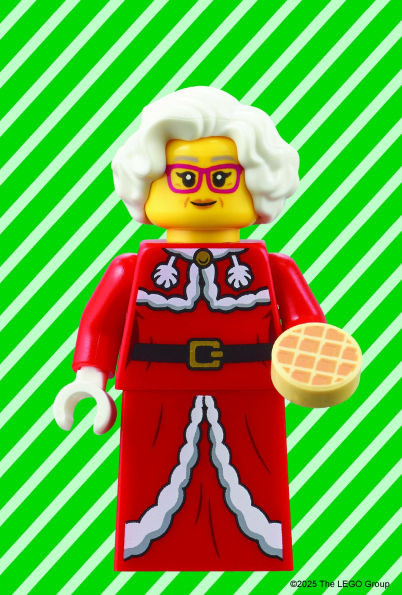 LEGO Mystery Minifigure Mini Puzzle (Christmas Edition): 126-Piece Puzzle