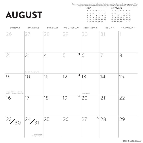 2026 LEGO Wall Calendar