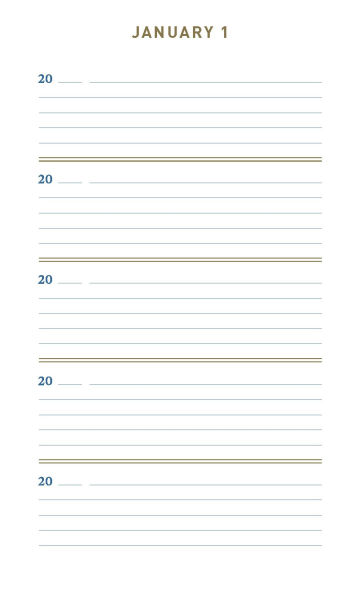 Denim One Line A Day: A Five-Year Memory Book