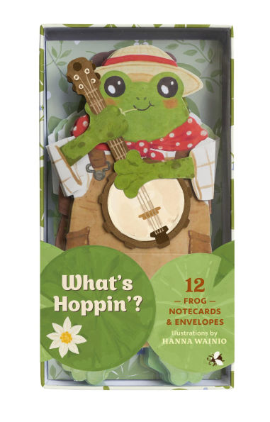 What's Hoppin'? Notecards: 12 Frog Notecards & Envelopes