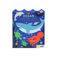 Title: Ocean Coloring Book + Stickers, Author: Petit Collage