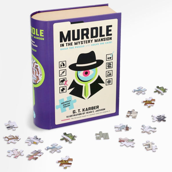 Murdle in the Mystery Mansion 500-Piece Jigsaw Puzzle