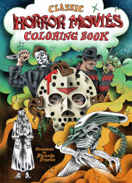 Free ebooks download ipad 2 Classic Horror Movies Coloring Book (English Edition)  by Ricardo Diseno