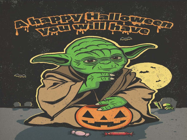 Star Wars: I Find Your Lack of Candy Disturbing: Halloween Greetings from a Galaxy Far, Far Away. .