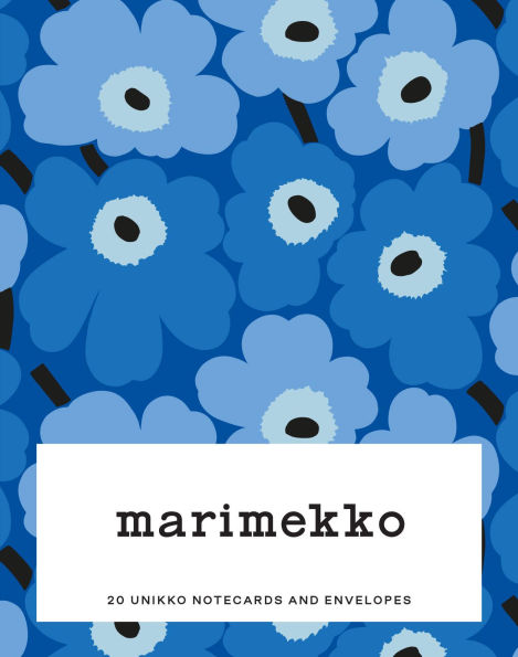Marimekko Notes (Blues): 20 Unikko Notecards and Envelopes