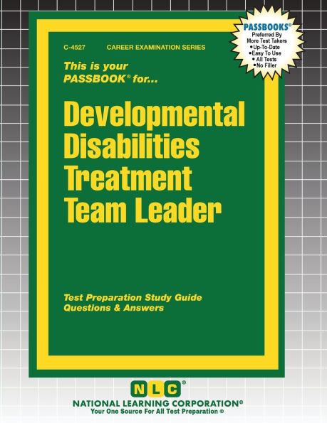 Developmental Disabilities Treatment Team Leader