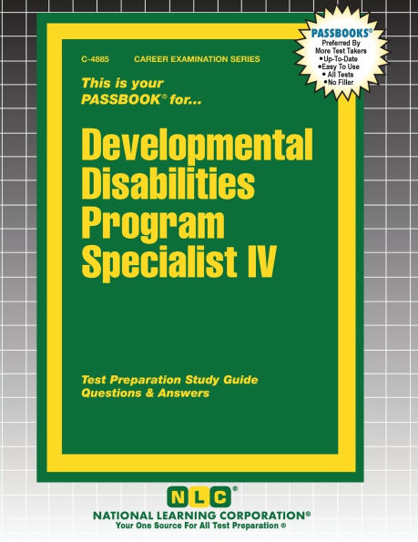 Developmental Disabilities Program Specialist IV