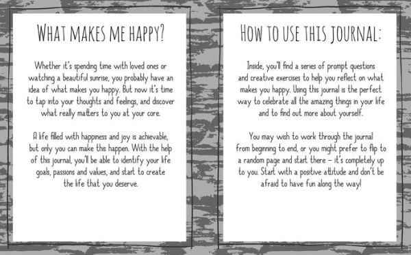 The Book of Things That Make Me Happy: Writing Prompt Journal