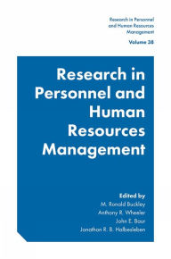 Title: Research in Personnel and Human Resources Management, Author: M. Ronald Buckley