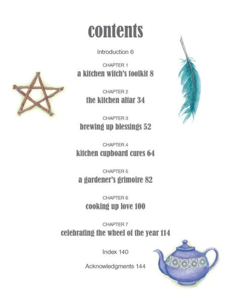 The Kitchen Witch's Spell Book: Spells, recipes, and rituals for a happy home