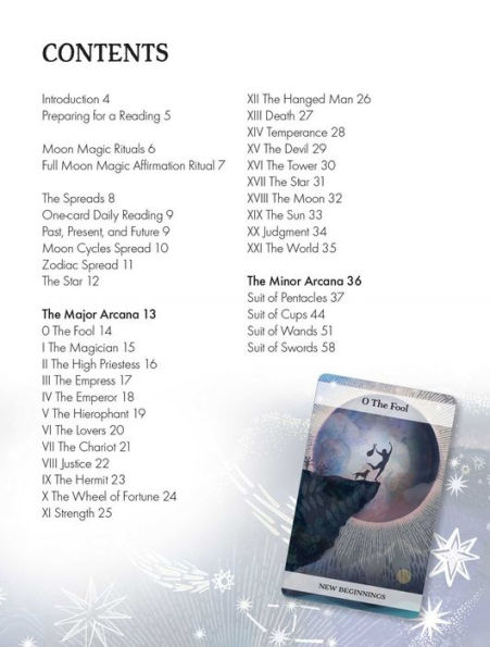 The Moon & Stars Tarot: Includes a full deck of 78 specially commissioned tarot cards and a 64-page illustrated book