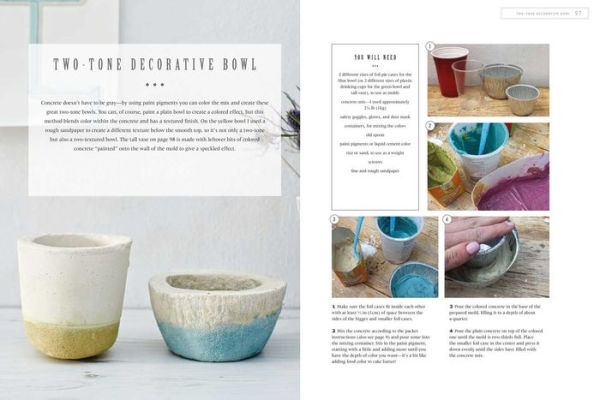 Making Concrete Pots, Bowls, and Planters: 33 stylish and simple home and garden projects