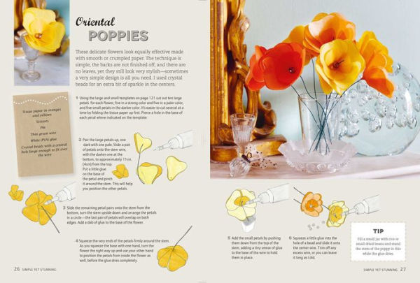 Making Paper Flowers: Create 35 beautiful floral projects using origami, decoupage, paper mâché, and quilling