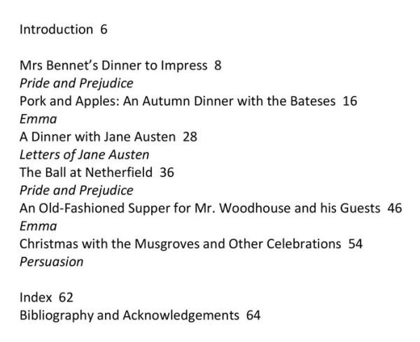 Dinner with Jane Austen: Menus inspired by her novels and letters