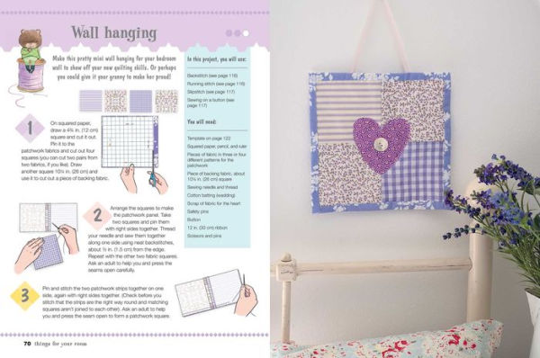 Easy Quilting for Kids: 35 fun quilting, patchwork, and appliqué projects for children aged 7 years +