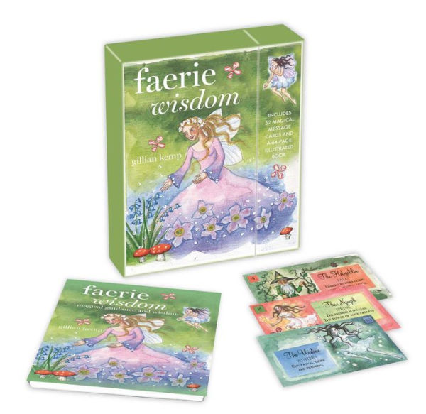 Faerie Wisdom: Includes 52 magical message cards and a 64-page illustrated book