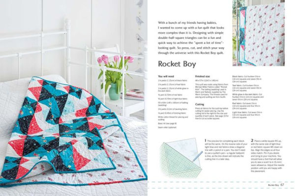 Modern Quilts: 25 projects to make: Beautiful step-by-step designs for accessories, blankets, and home decorations